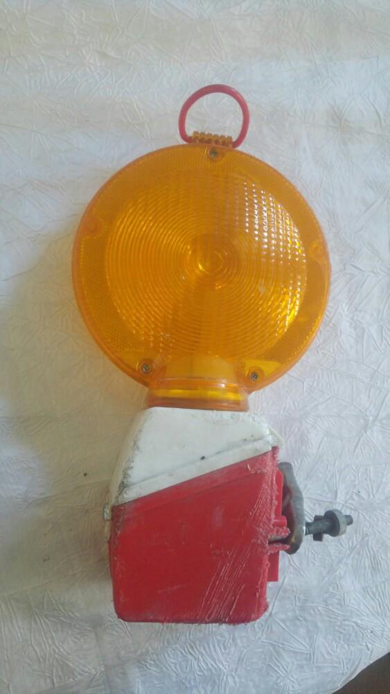 Vintage lampe de signalisation made in germany, Enlèvement ou Envoi, Utilisé