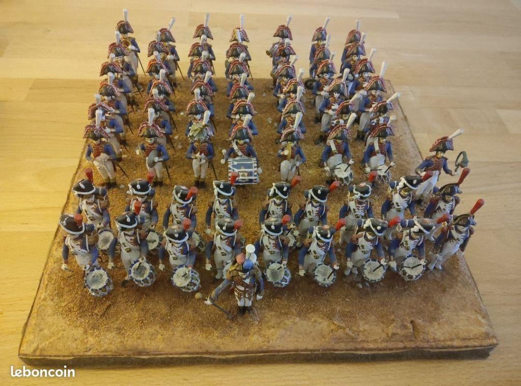Belle maquette 'Fanfare sous l'Empire Napoléonien', Ophalen, Zo goed als nieuw, Figuur of Figuren