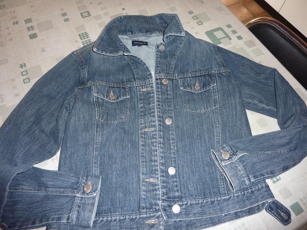 jeans jas, Ophalen, Blauw, Maat 42/44 (L), Zo goed als nieuw