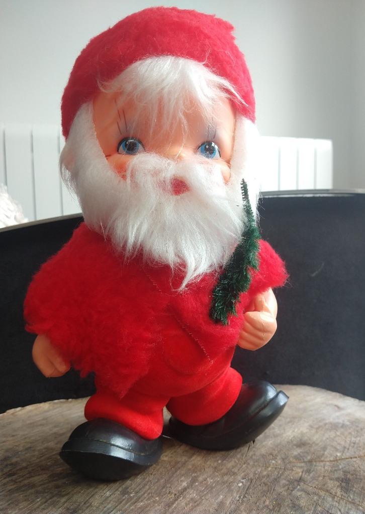 Vintage kerstman in kunststof, Ophalen