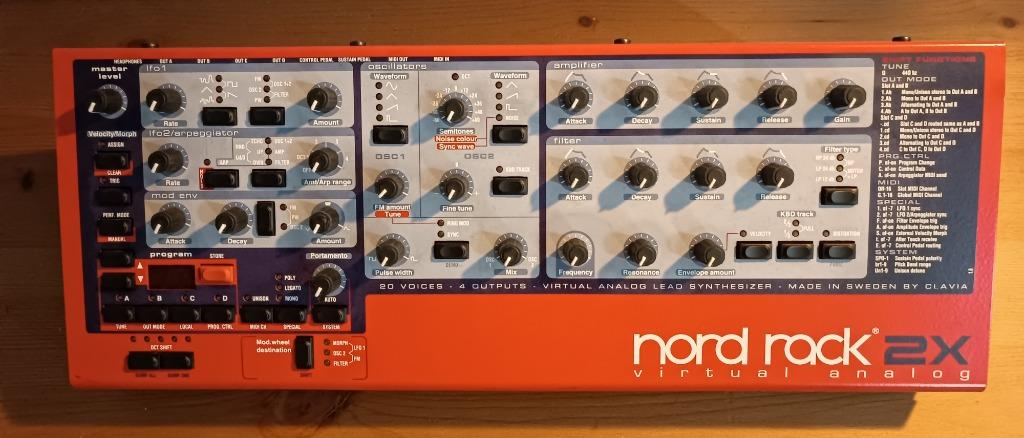 Clavia Nord Rack 2X, Enlèvement