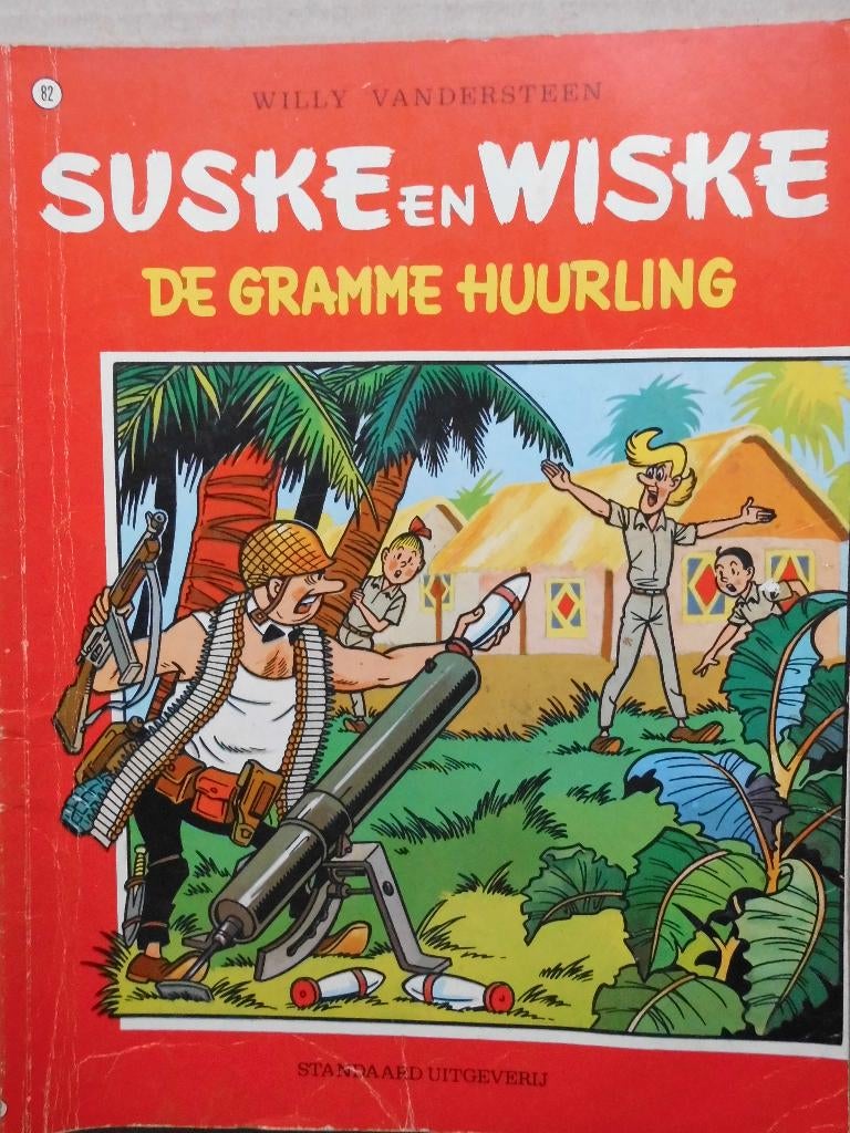 Suske en Wiske - De gramme huurling, Gelezen, Willy Vandersteen, Eén stripboek, Ophalen of Verzenden
