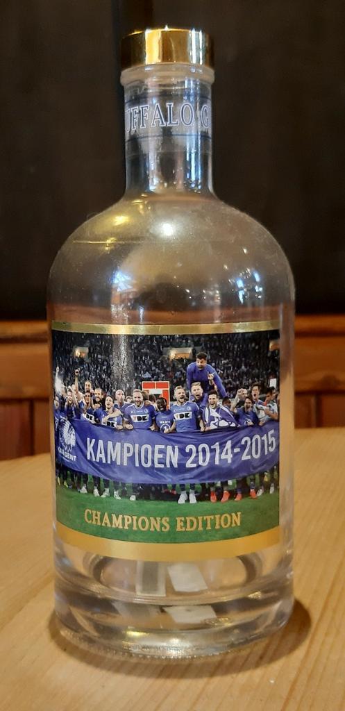 Lege fles Buffalo gin KAA GENT, Enlèvement ou Envoi, Utilisé