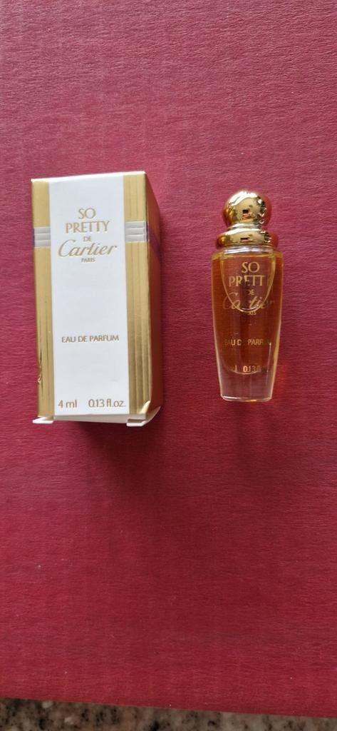 Miniature de 4ml "So Pretty" de Cartier, Eau de Parfum, Ophalen of Verzenden, Zo goed als nieuw, Miniatuur