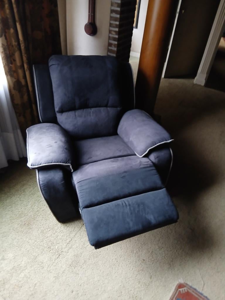Nieuwe relax zetel, Huis en Inrichting, Fauteuils, Nieuw, Stof, 75 tot 100 cm, 75 tot 100 cm, Ophalen