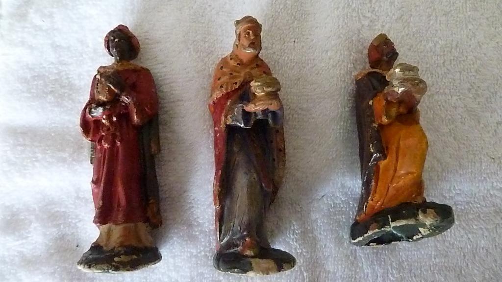 NOEL ** VINTAGE TROIS ROIS MAGE / CRECHE, Enlèvement ou Envoi, Utilisé