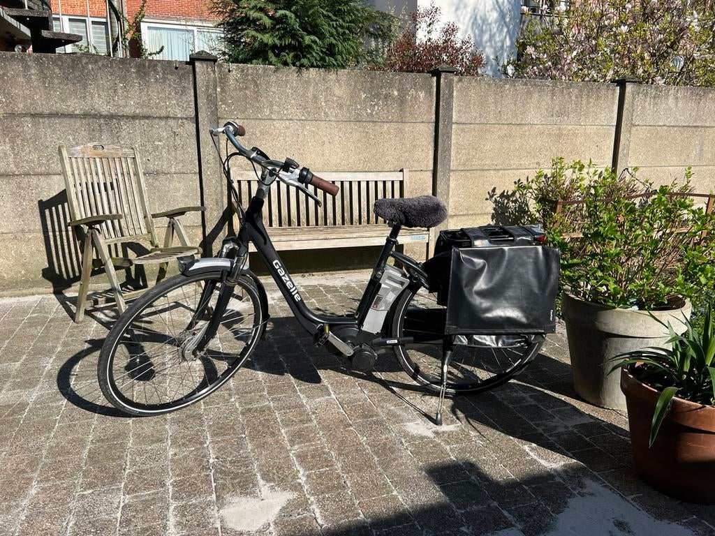 Elektrische fiets gazelle blauw, Fietsen en Brommers, Elektrische fietsen, Ophalen, Gazelle