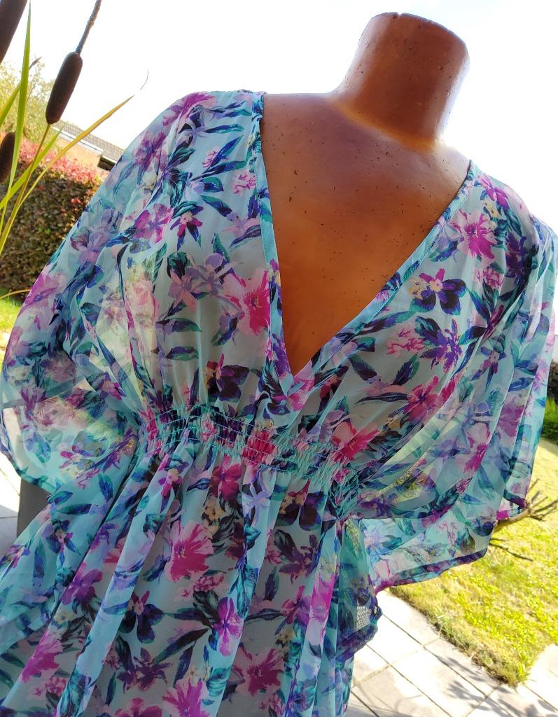 Blouse d'été, chemisier, bleu frais et super joli, taille un, Taille 38/40 (M), Enlèvement ou Envoi, Bleu, Neuf