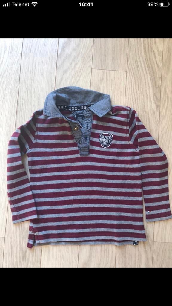 Gestreepte polo Tommy Hilfiger, Kinderen en Baby's, Kinderkleding | Maat 92, Gebruikt, Verzenden, Tommy Hilfiger, Shirt of Longsleeve
