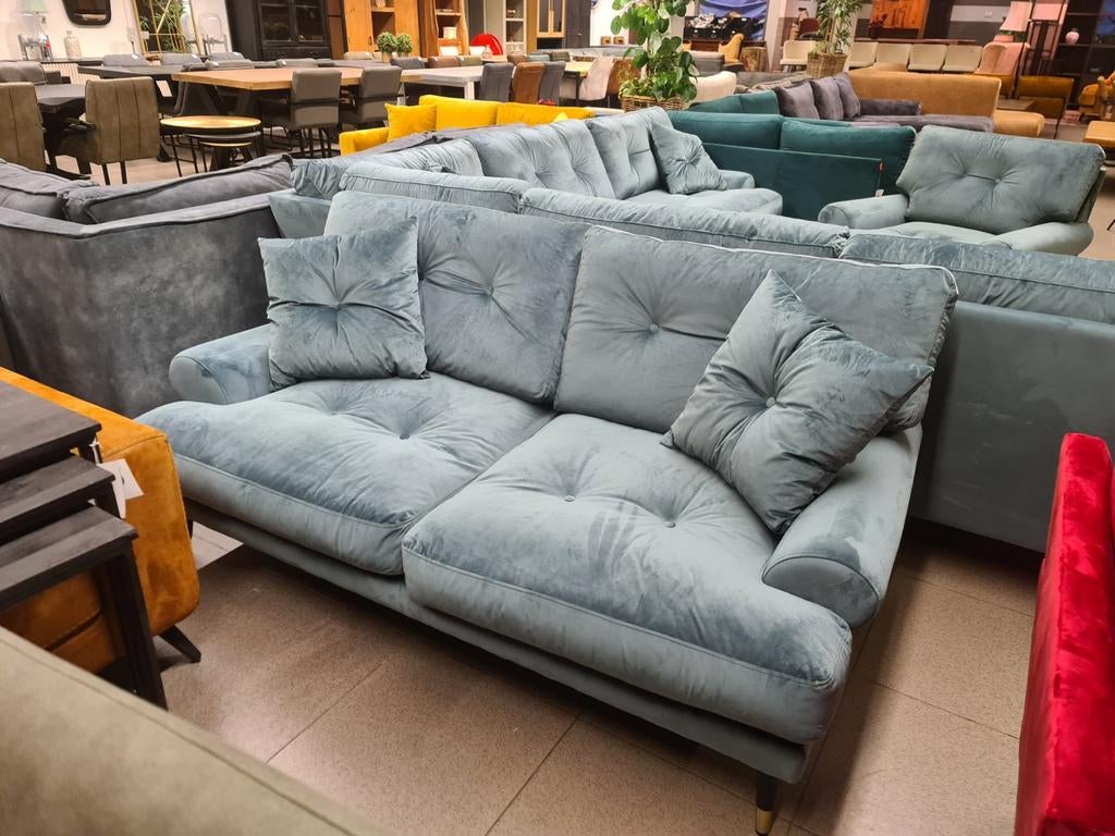 Nouveau 2 places Adore Velvet Aqua Turquoise Pétrole 180cm €, Enlèvement, Neuf