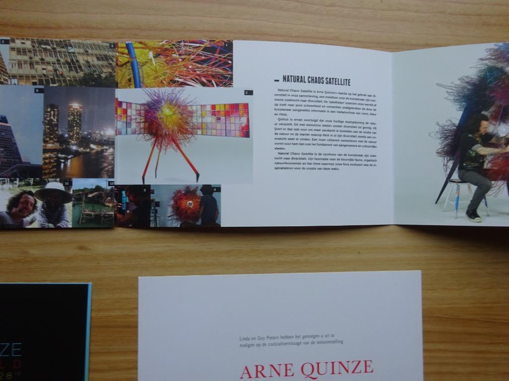 Arne Quinze / 4 folders-invitaties, Ophalen of Verzenden, Zo goed als nieuw