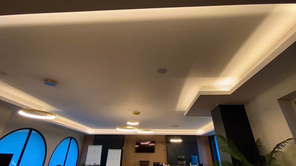 Travaux des décoration en gyproc.