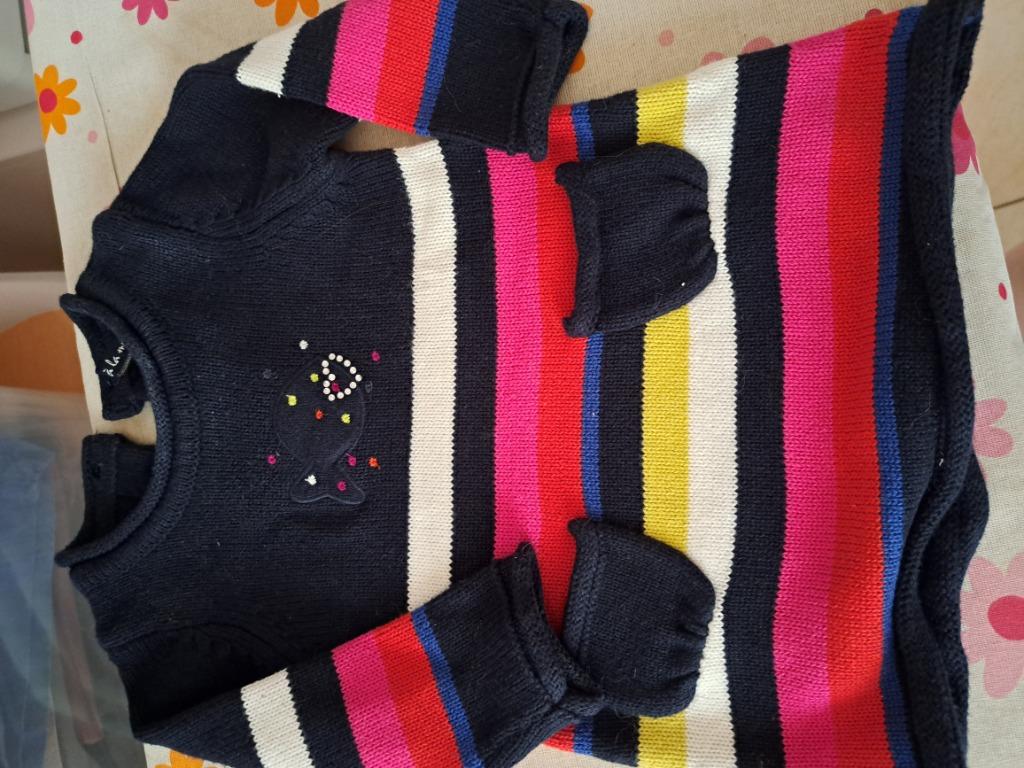 Winterkleedje maat 6 maand merk weekend a la mer, Kinderen en Baby's, Meisje, Weekend a la mer, Jurkje of Rokje, Ophalen of Verzenden