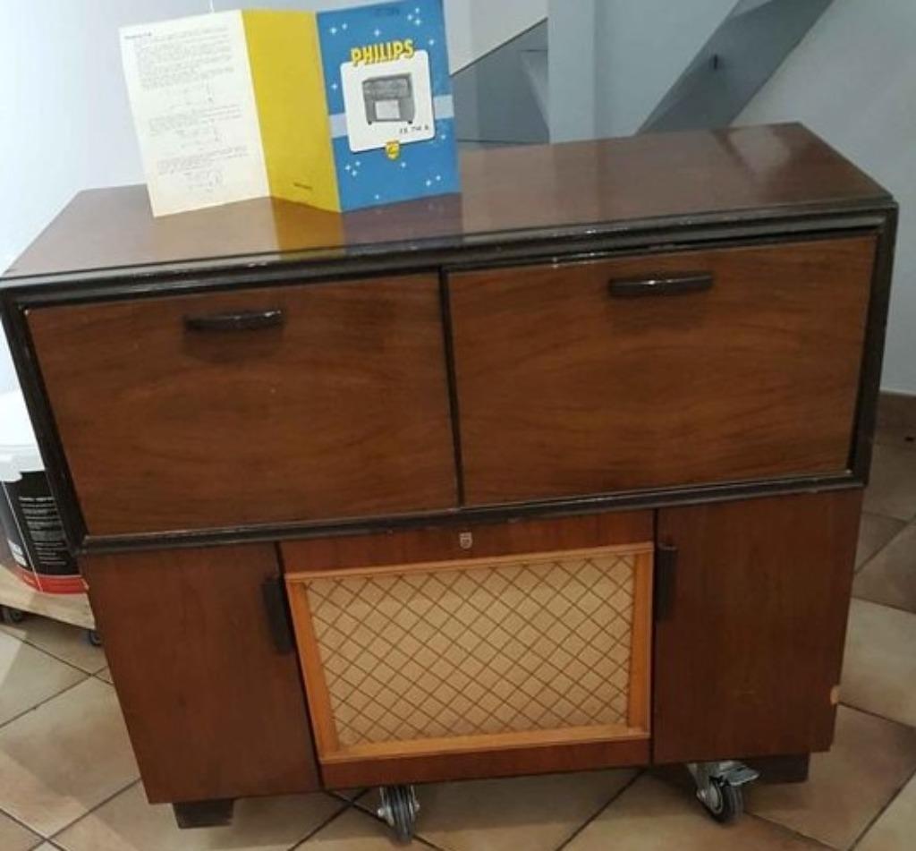 meuble philips hifi années 50 model  FX714, Enlèvement