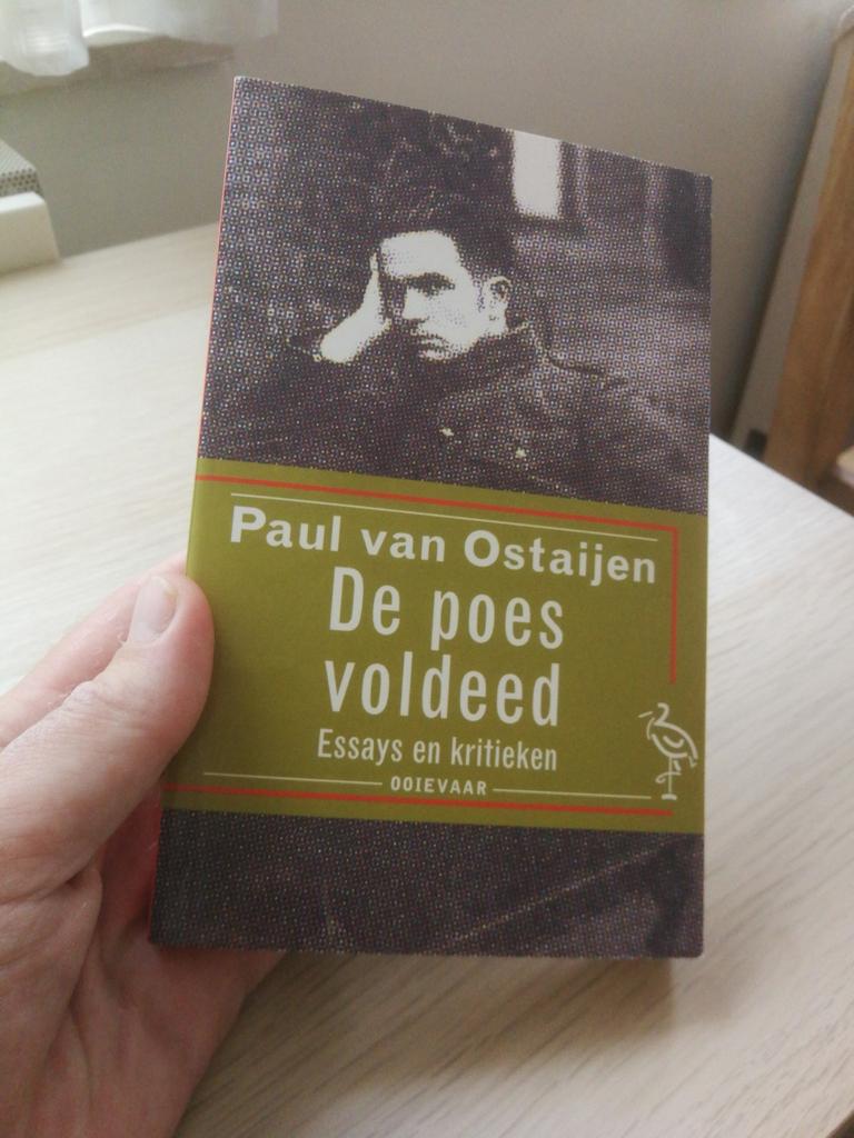 Paul van Ostaijen - De poes voldeed Essays & kritieken, Boeken, Ophalen of Verzenden, Zo goed als nieuw, P. van Ostaijen