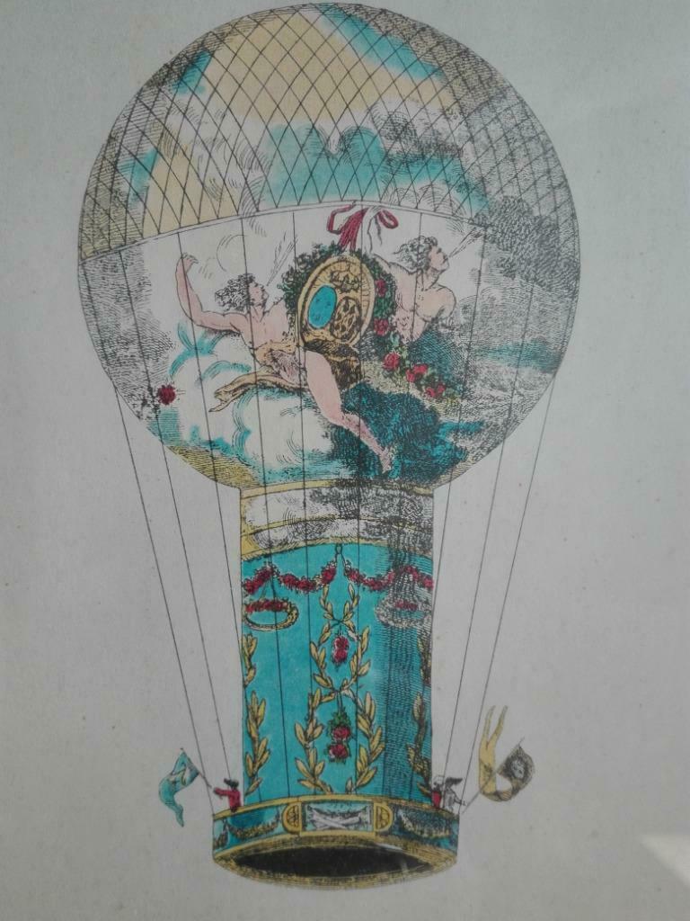 106) L'Aéro-Montgolfière dénommée "Tour de Calais" 1785, Ophalen of Verzenden