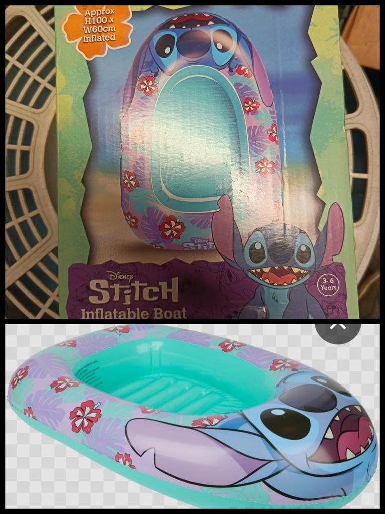 Bateau gonflable stitch neuf 10€, Enlèvement