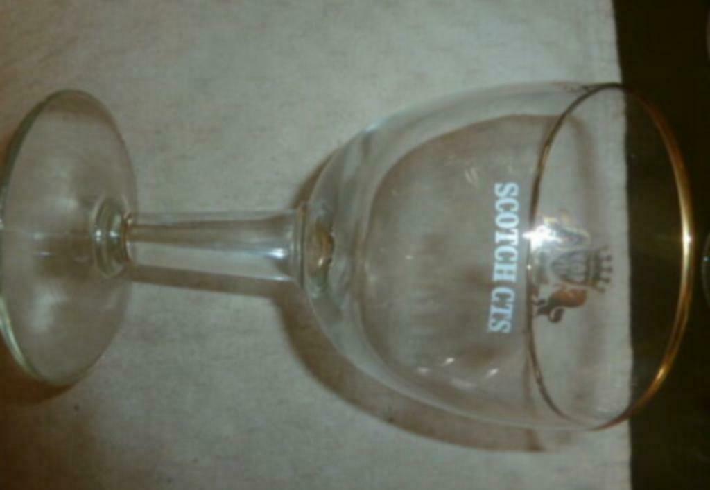 #H Bier glas SCOTCH C.T.S. 25cl Brouwerij Wielemans Brussel, Verzamelen, Ophalen of Verzenden, Gebruikt, Bierglas