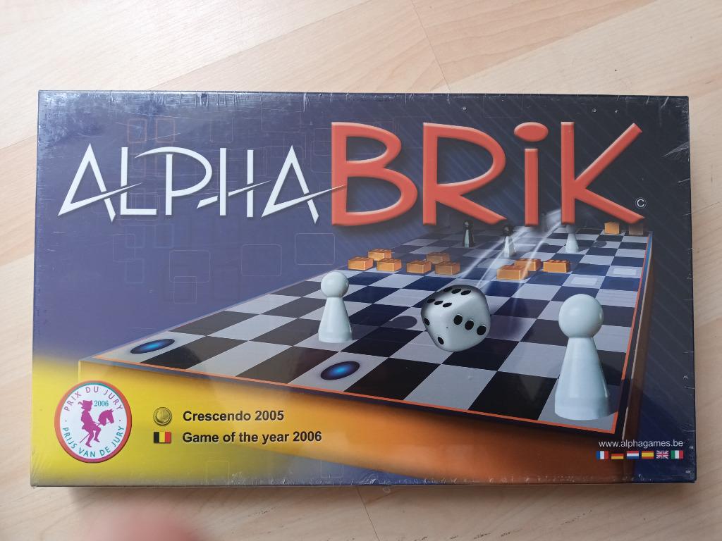 jeu de société AlphaBrik neuf, Hobby en Vrije tijd, Gezelschapsspellen | Bordspellen, Nieuw, Een of twee spelers, Ophalen of Verzenden