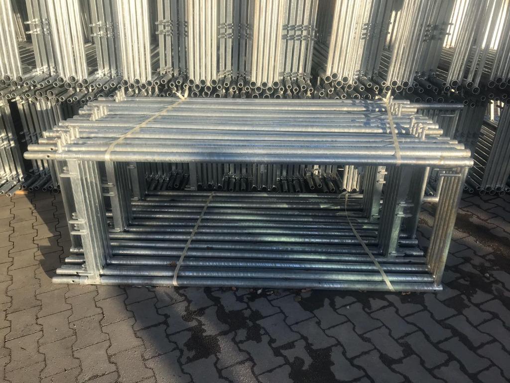 Stalen Steiger | 150 m² | voordelig en compleet, Doe-het-zelf en Bouw, Steigers, Verzenden, Nieuw, Gevelsteiger, 5 meter of hoger