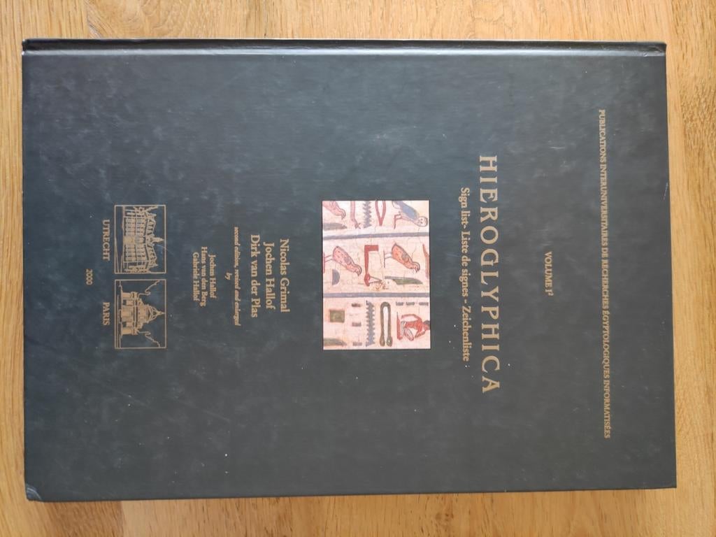 Hieroglyphica sign list, Ophalen of Verzenden
