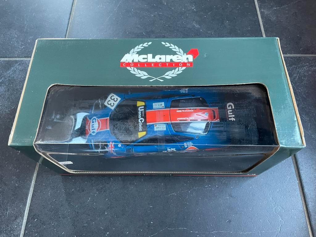 UT Models 1/18 McLaren F1 GTR Gulf #33 24h Le Mans 1996, Enlèvement ou Envoi, Neuf, Voiture, UT Models