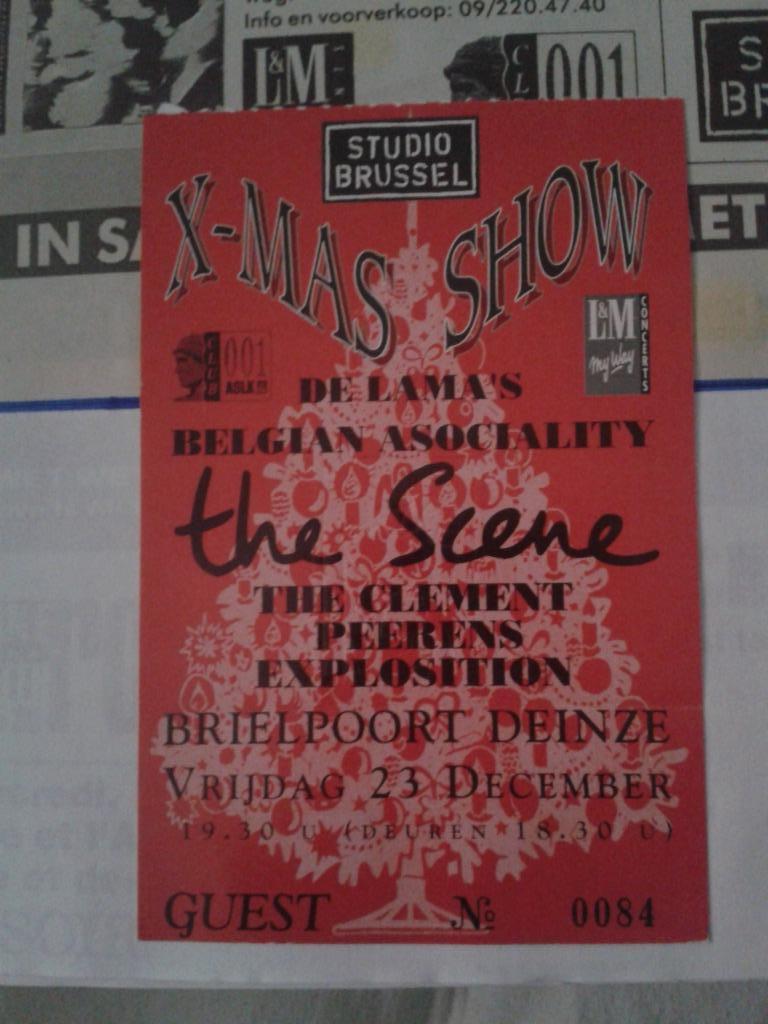15x oude tickets festivals-Studio Brussel-HUMO, Verzamelen, Ophalen of Verzenden, Gebruikt
