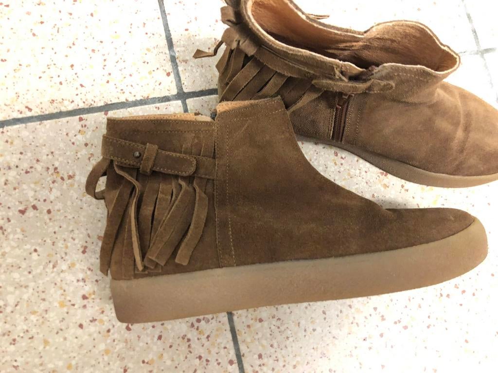 Woeffies lage laarsje suede maat 39, Kinderen en Baby's, Ophalen, Meisje, Nieuw, Laarzen