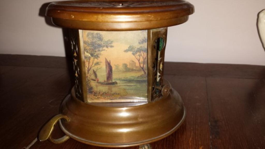 bronzen antieke warmhoudplaat, Ophalen of Verzenden