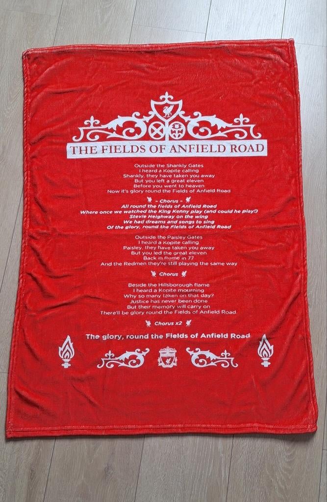 Liverpool fleece deken - Field of Anfield Road, Enlèvement ou Envoi