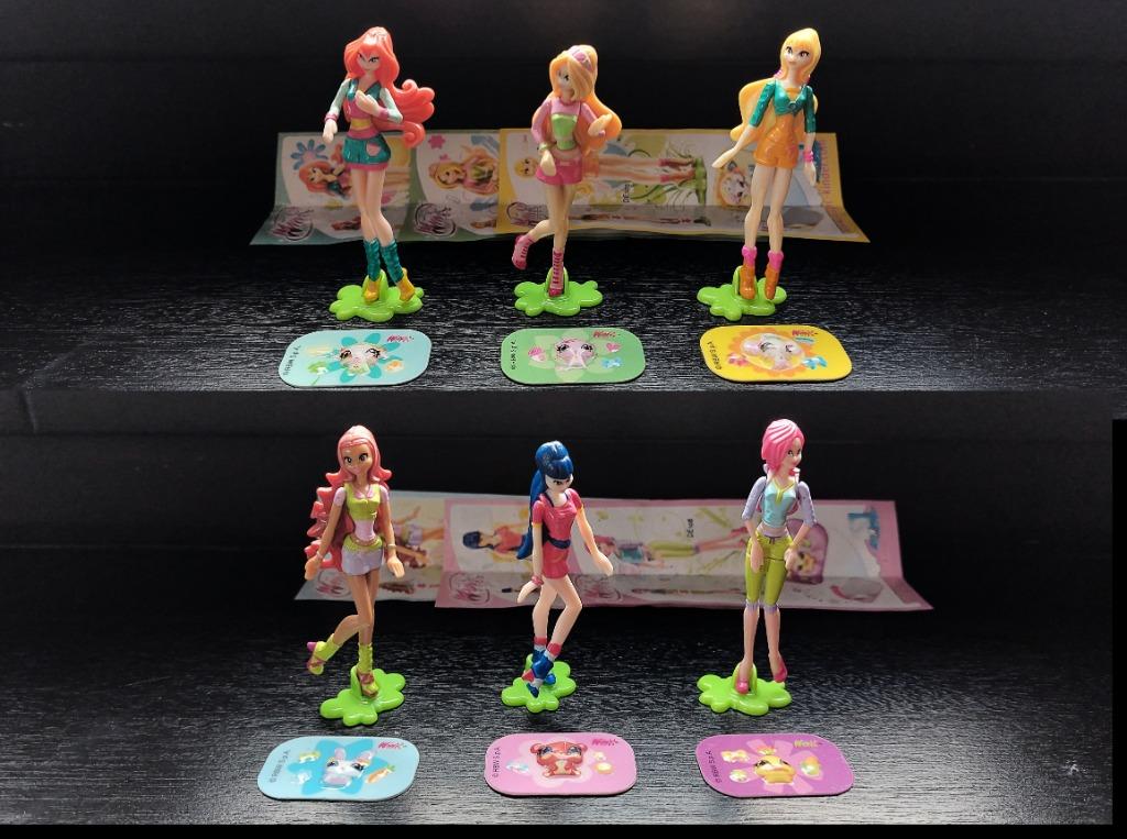 Série complète WinX Club Love & Pets  + BPZ Italie 2009, Enlèvement ou Envoi, Comme neuf, Figurines en plastique dur