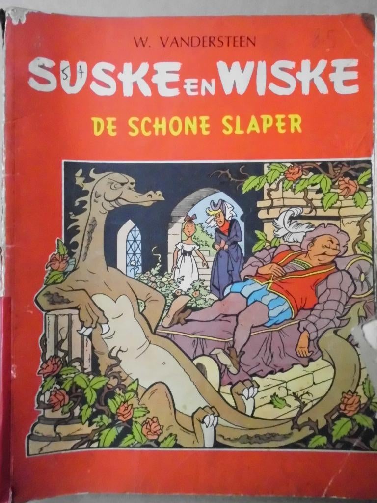 Suske en Wiske - De Schone slaper, Boeken, Gelezen, Willy Vandersteen, Eén stripboek, Ophalen of Verzenden