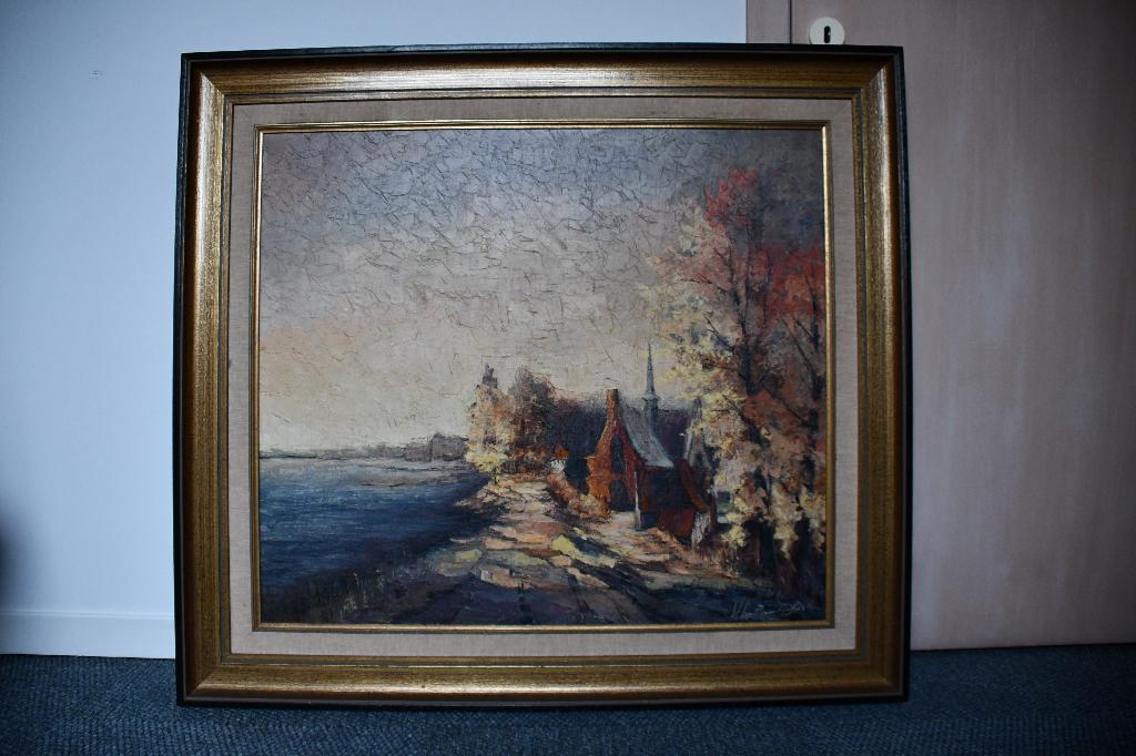 Schilderij Willy Van Ransbeeck te koop, Antiek en Kunst, Kunst | Schilderijen | Klassiek, Ophalen