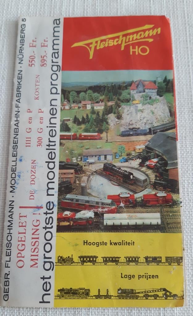 Petit catalogue de Fleischmann, Hobby & Loisirs créatifs, Trains miniatures | Échelles Autre, Enlèvement ou Envoi, Utilisé, Fleischmann