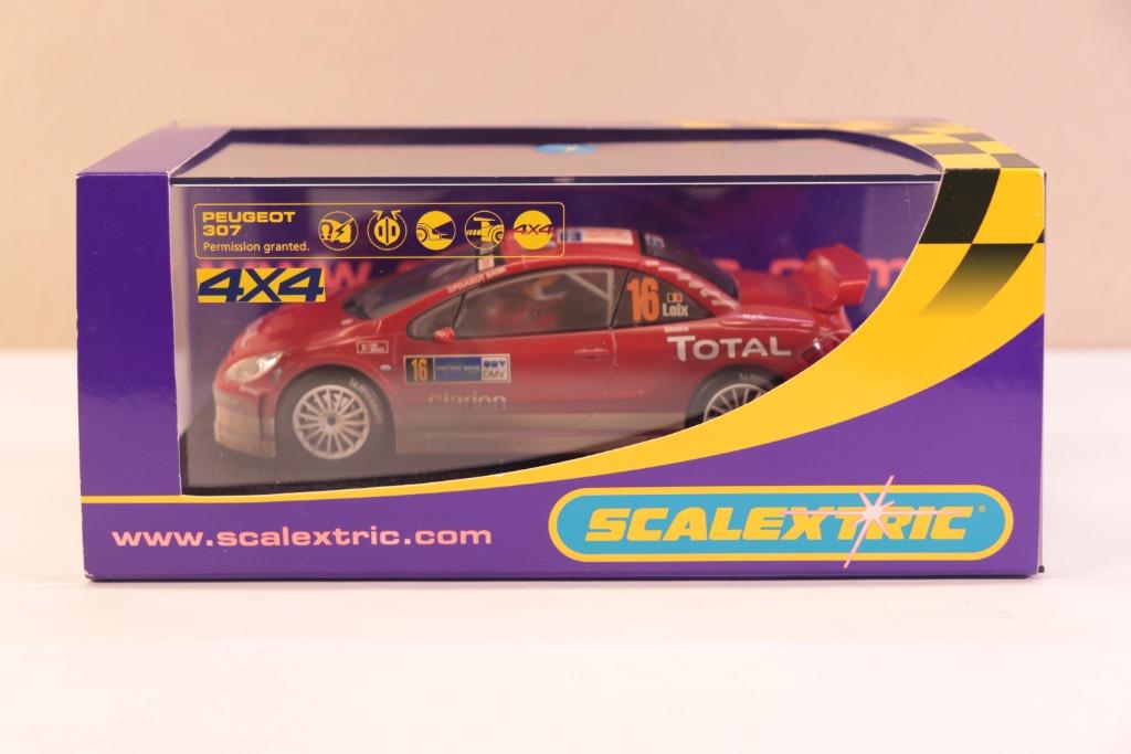 SCALEXTRIC C2561 - Peugot 307 WRC - slotracing - analoog, Kinderen en Baby's, Speelgoed | Racebanen, Overige merken, Gebruikt