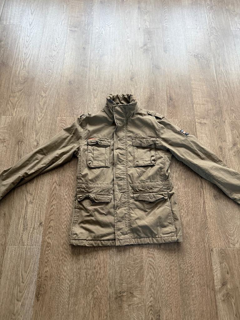 Jas Superdry, Kleding | Heren, Ophalen, Maat 52/54 (L), Beige, SuperDry