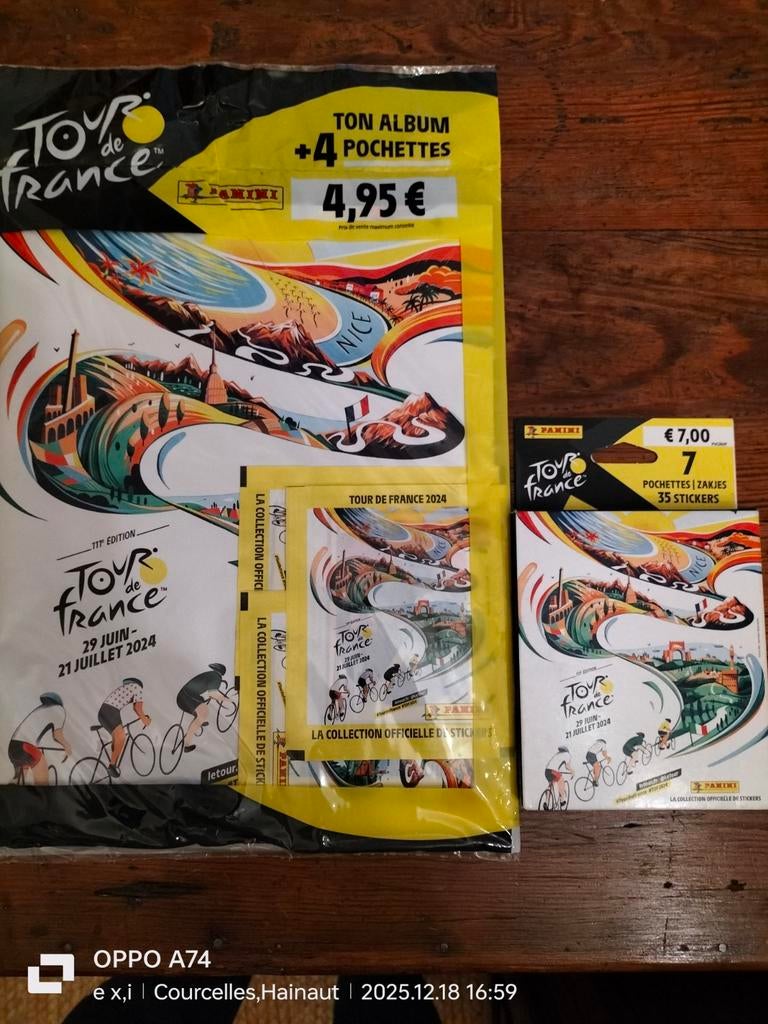 Ronde van Frankrijk 2024 Panini, Ophalen of Verzenden