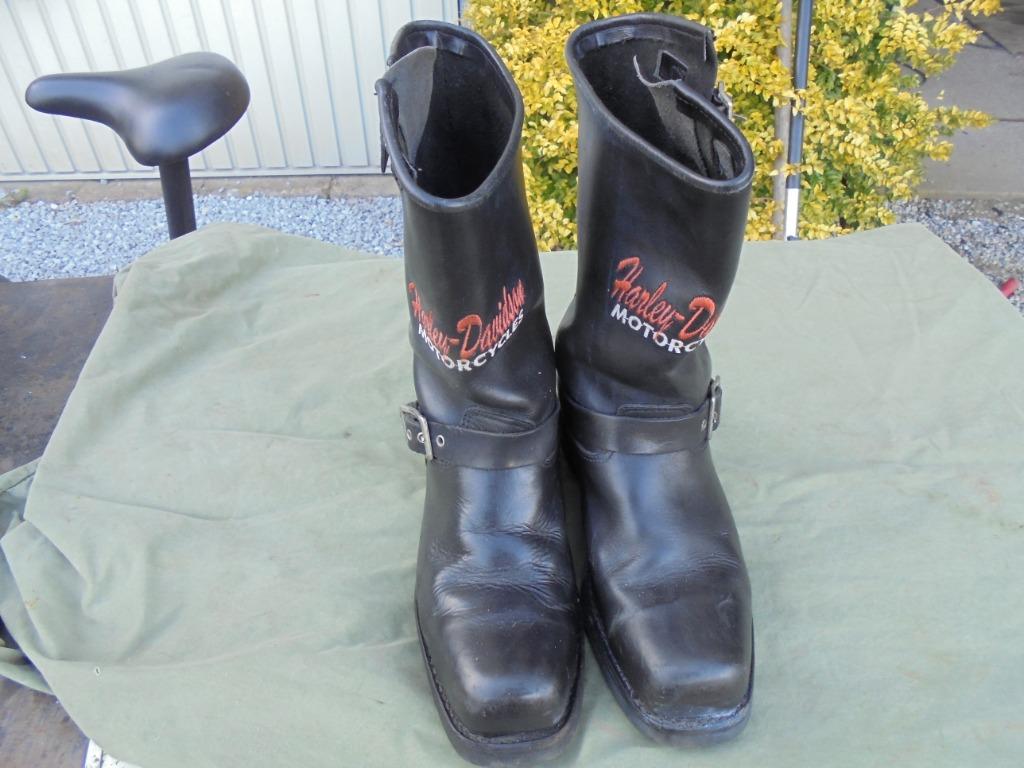 Paar Harley Davidson P 43 motorlaarzen, Motoren, Heren, Harley Davidson, Ophalen of Verzenden, Laarzen