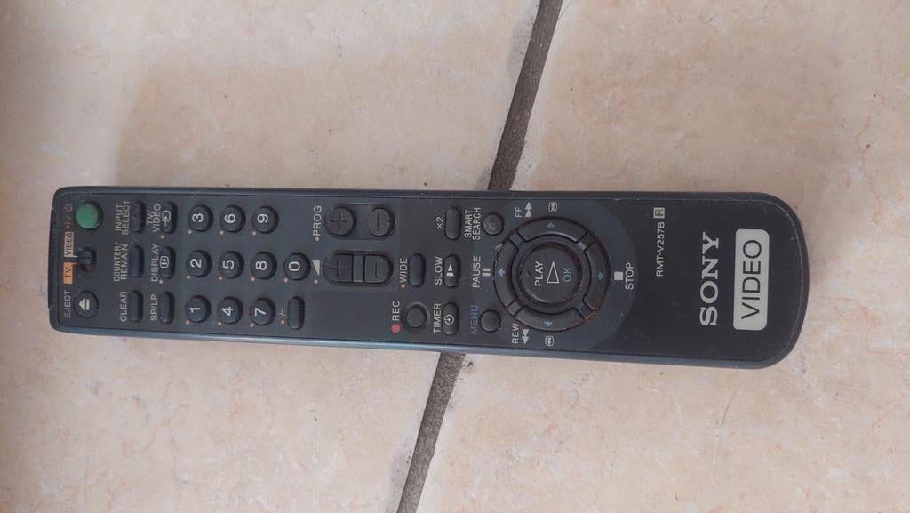 Sony videospeler model nr SLV-SE40VC1, Ophalen