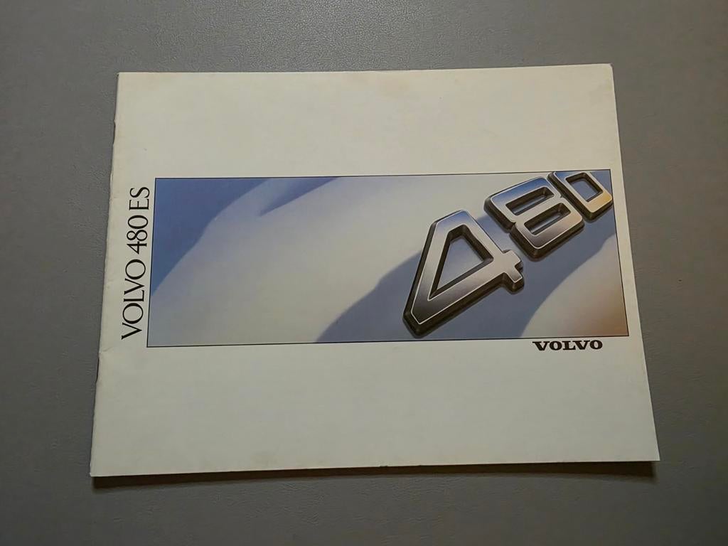 Brochure Volvo 480 ES, Boeken, Auto's | Folders en Tijdschriften, Verzenden, Volvo