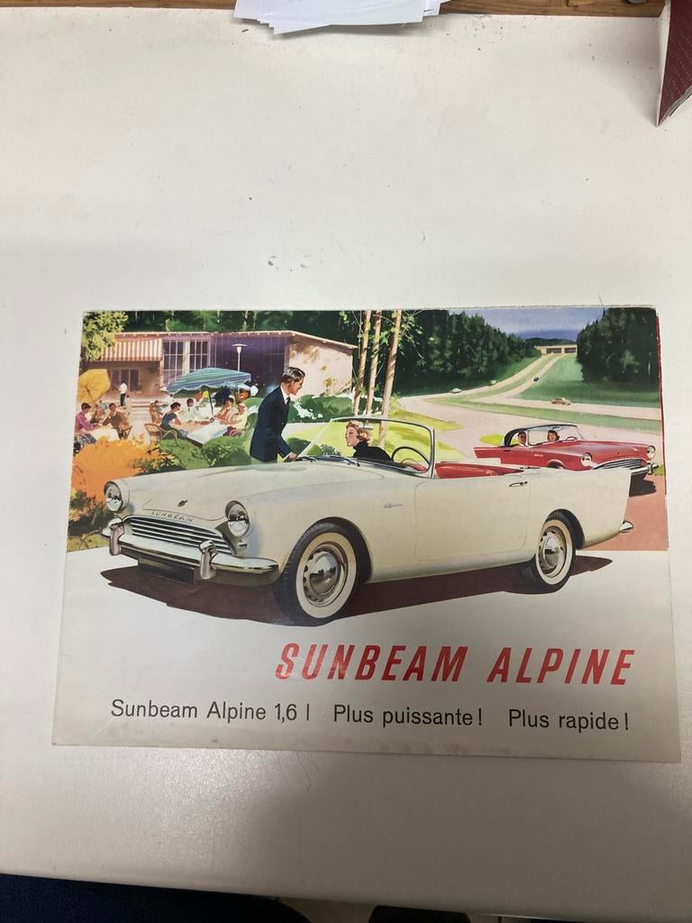 SUNBEAM ALPINE, Enlèvement ou Envoi