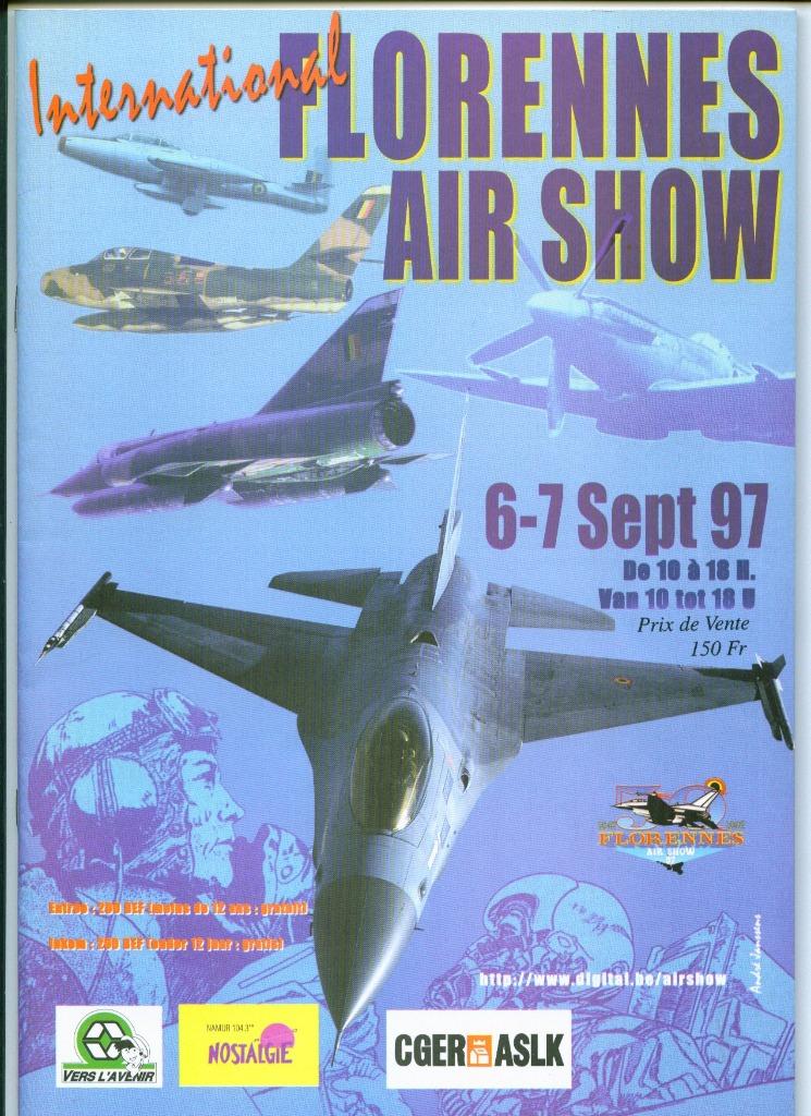 Florennes Airshow 1997, Ophalen of Verzenden, Luchtmacht, Boek of Tijdschrift