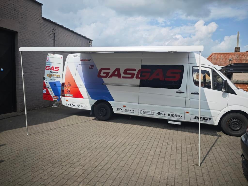 Mercedes Sprinter 316 CDI Campervan Motocross Cruise Control, Auto's, Mercedes-Benz, Euro 5, Achterwielaandrijving, Zwart, 4 cilinders