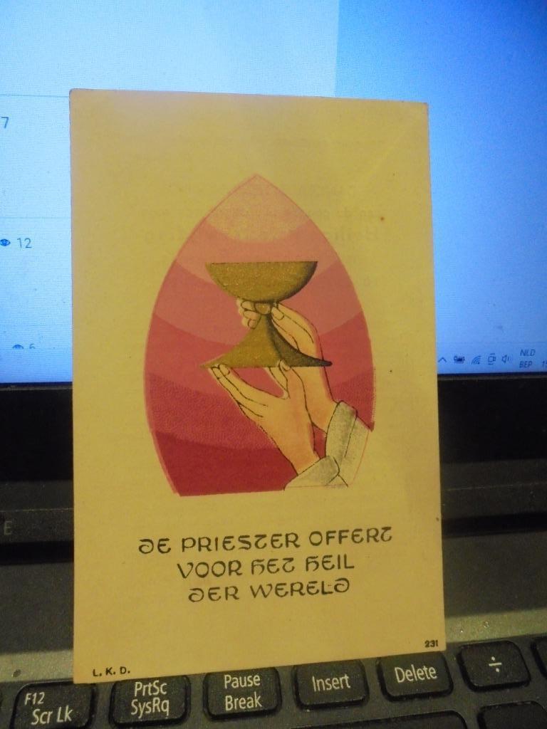 priesterwijding Fernand Vernaeve, Ophalen of Verzenden, Zo goed als nieuw, Kaart of Prent, Christendom | Katholiek
