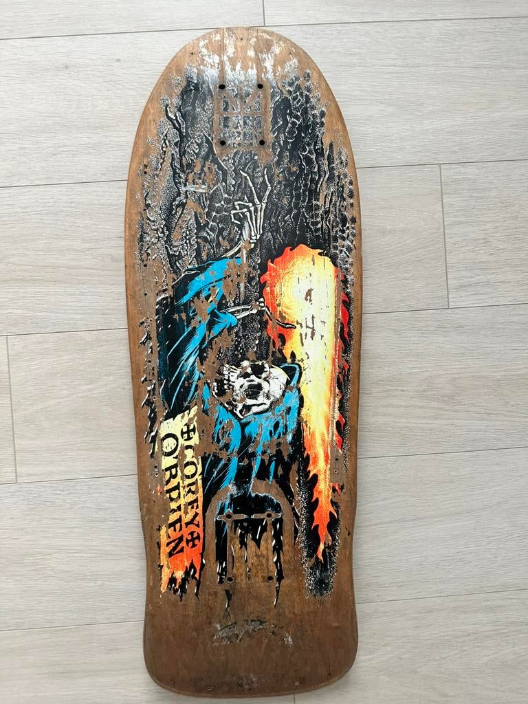 Santa Cruz OG Corey O’Brien Reaper, Sport en Fitness, Skateboarden, Ophalen, Gebruikt, Skateboard