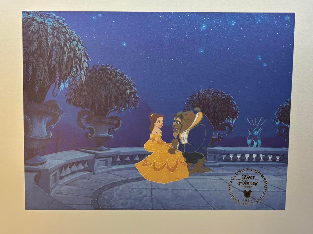 Authentique Walt Disney Studio 1993 Commemorative Lithograph, Antiquités & Art, Art | Lithographies & Sérigraphies, Enlèvement