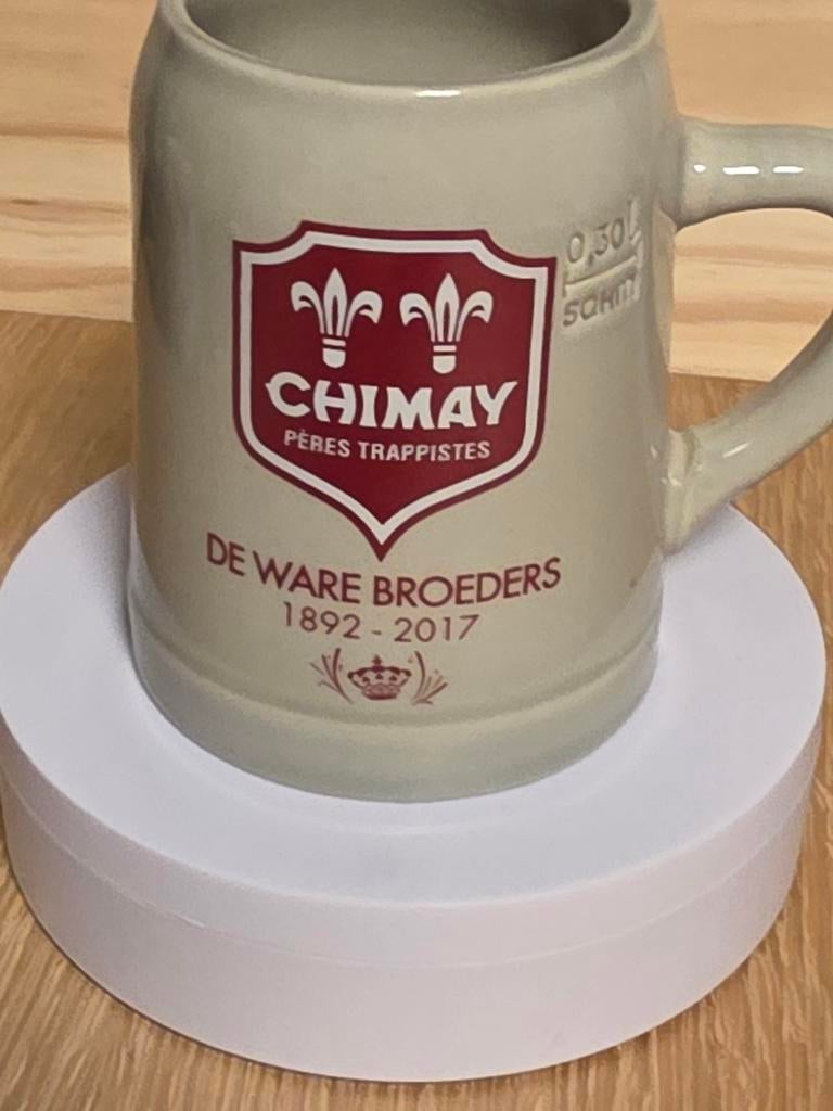 Superbe chope  en grès chimay, Enlèvement ou Envoi