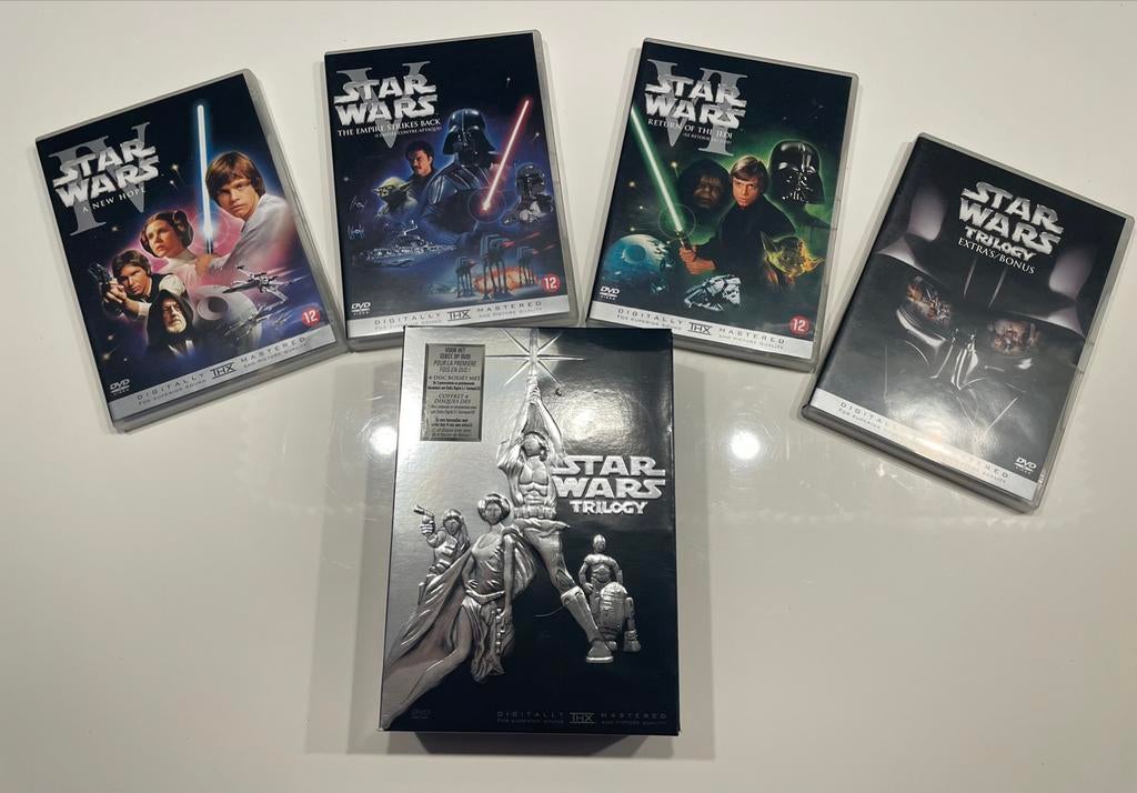 DVD-set met STAR WARS-trilogie, Ophalen of Verzenden, Zo goed als nieuw
