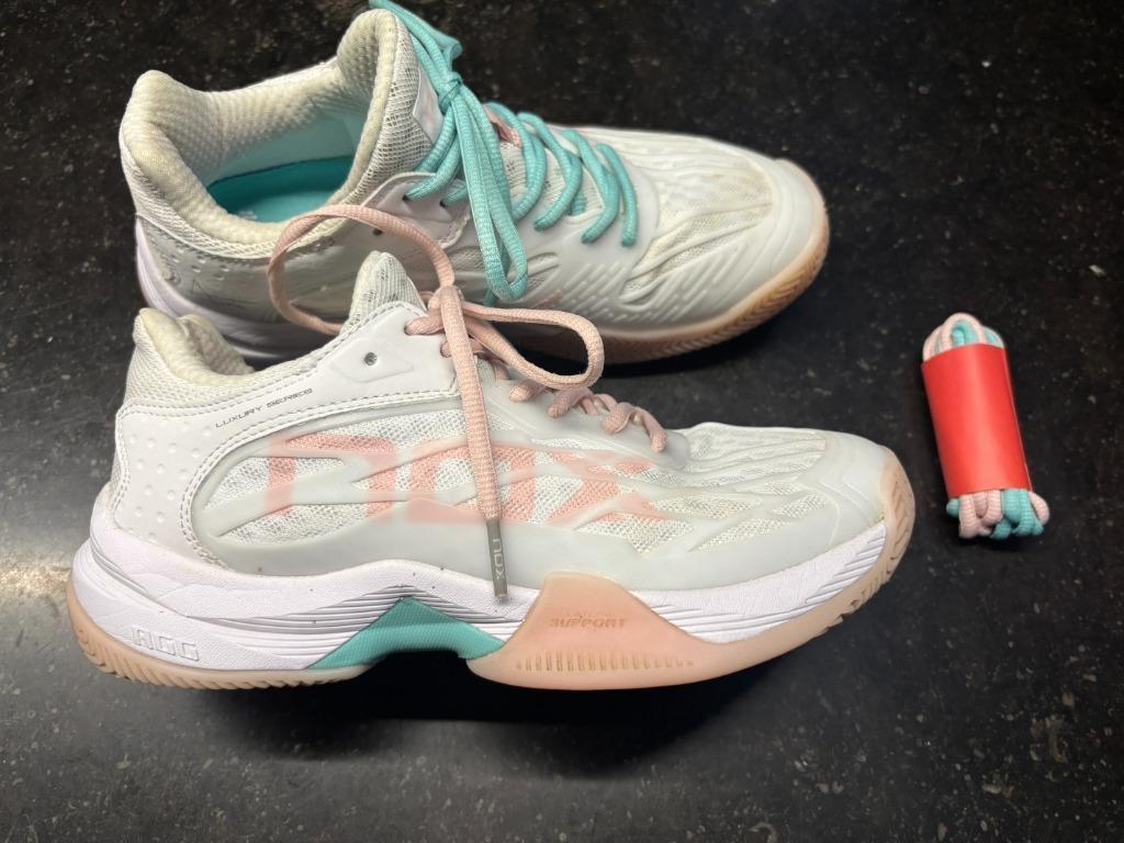 Nox padelschoenen AT10 Lux Wit/ potpurri maat 36, Enlèvement ou Envoi, Comme neuf, Chaussures de padel