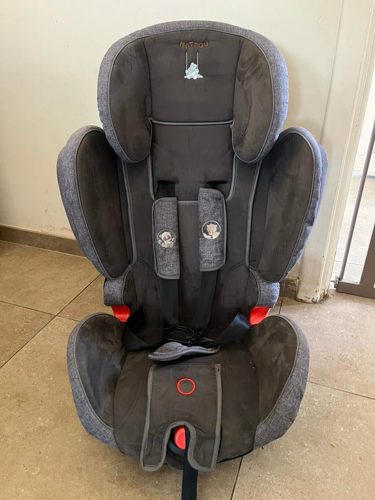 Nattou autostoel, Kinderen en Baby's, Autostoeltjes, Slaapstand, Ophalen, Overige merken, Gebruikt